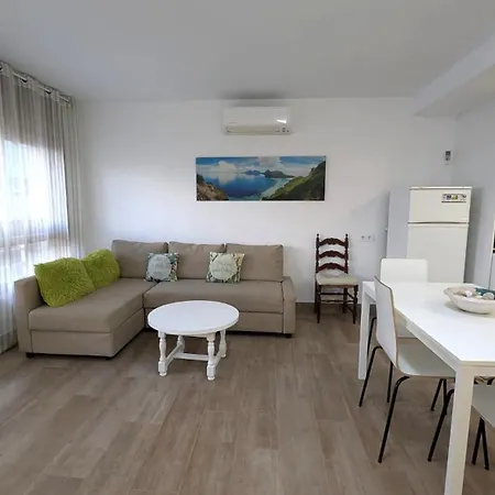 公寓 Tropicana-30m De La Playa Con Parking Y A/c